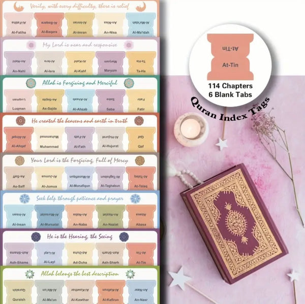 Quran Index Tabs (Self Adhesive)