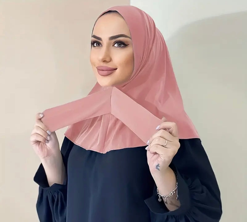 Hijab with snap button – IMAAN Shop