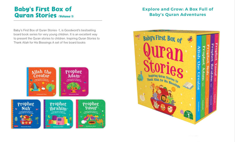 Baby’s First Box of Quran Stories Volume 1