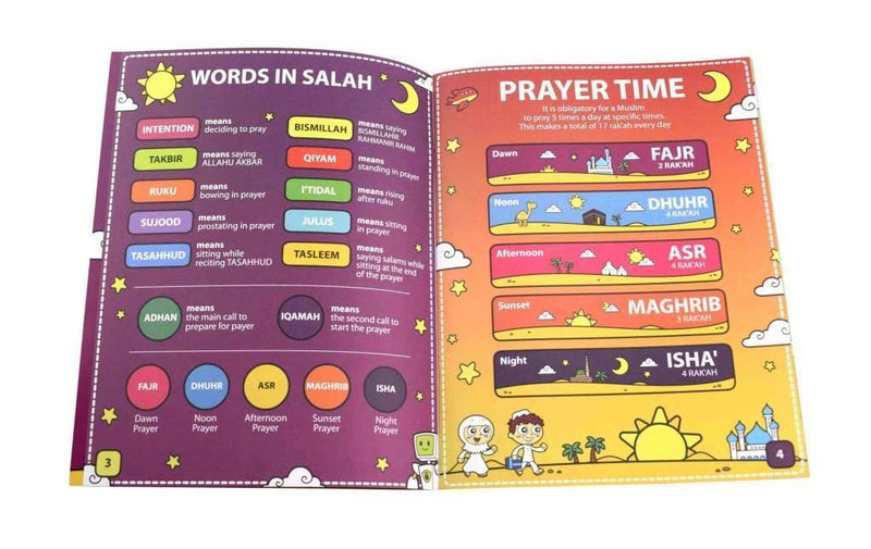 Interactive Educational Prayer Mat - My Salah Mat (Kids Version)