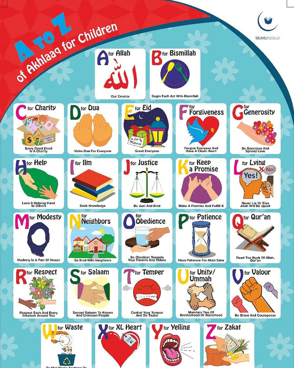 A to Z of Akhlaaq for Children Poster