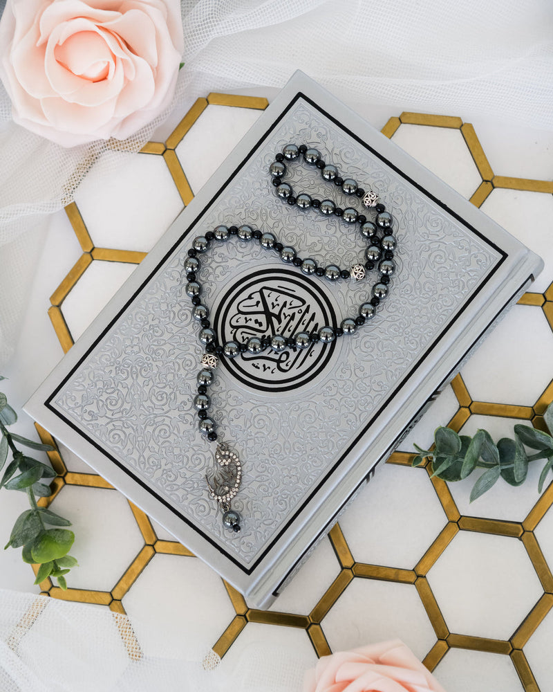 Bundle # 5 | Only Arabic Large Quran + Matching Tasbih | 33 Beads