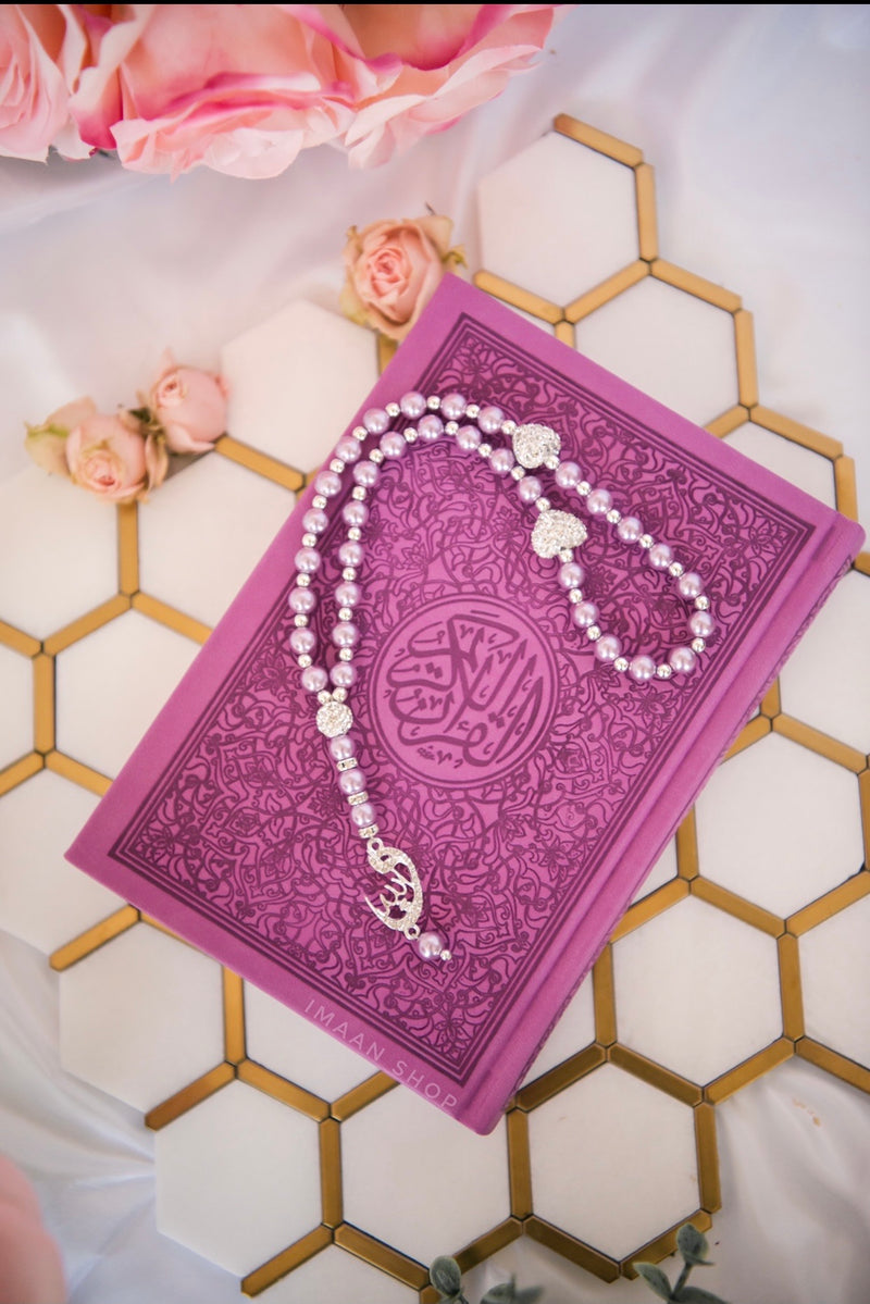 Bundle # 5 | Large Arabic Quran + Matching Tasbih | 33 Beads