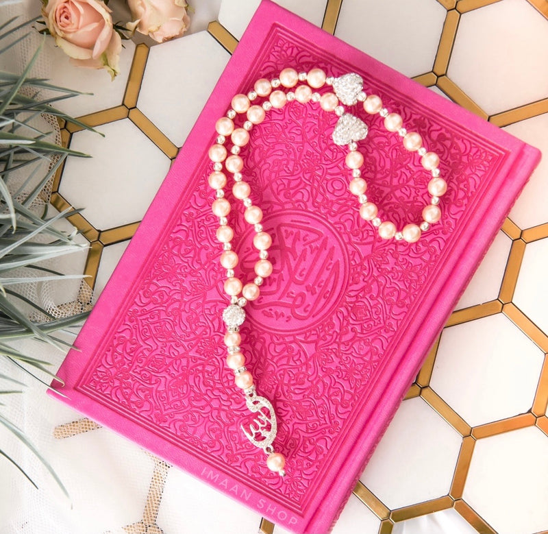 Bundle # 1 | Medium Arabic Quran + Matching Tasbih | 33 Beads
